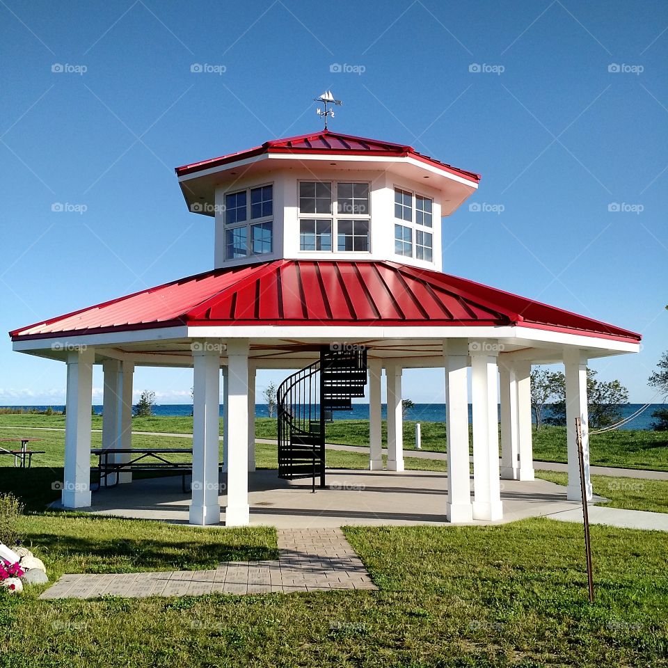 Lookout Tower. Port Washington, Wisconsin