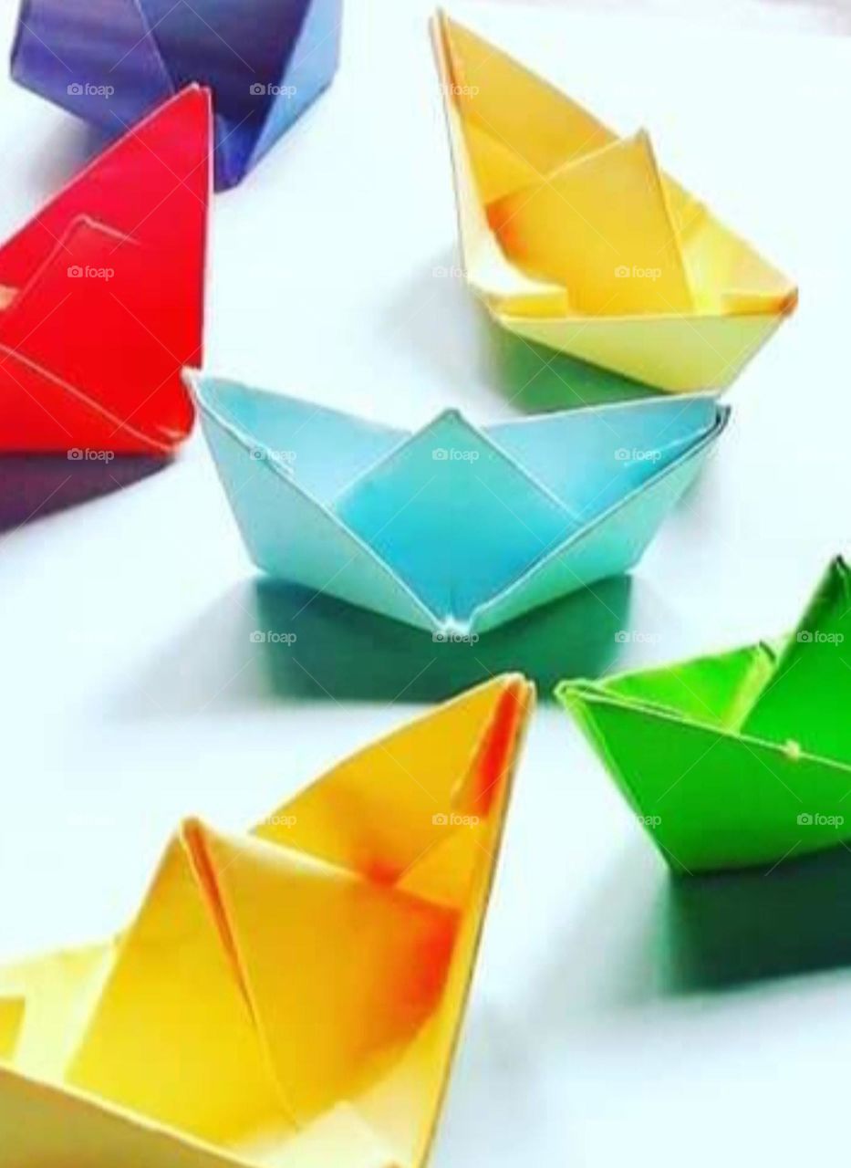 colourful paper craft