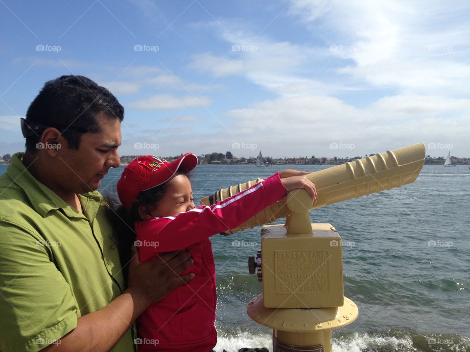 Daddy and me at the San Diego Marina 