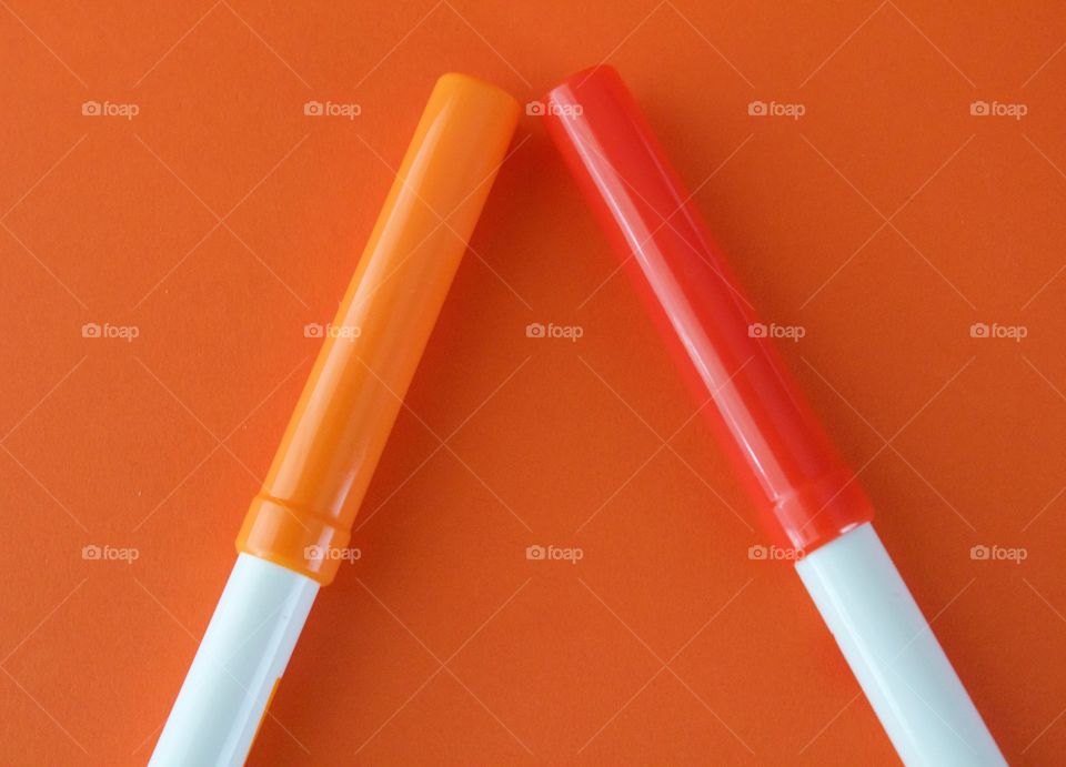 Orange Color Story - markers