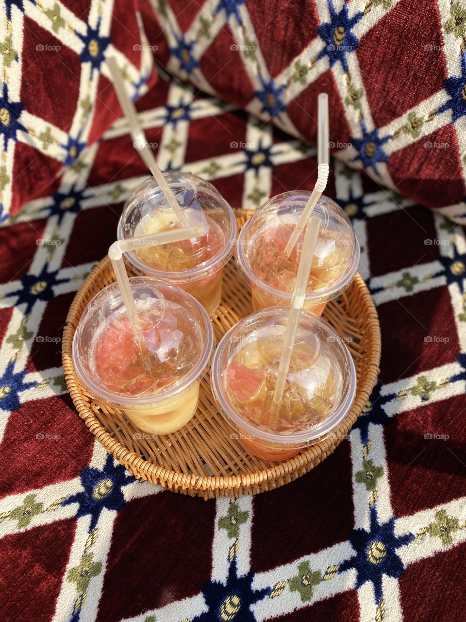 Beautiful trip to amazing family and drinking mahito juice with my family 🥤