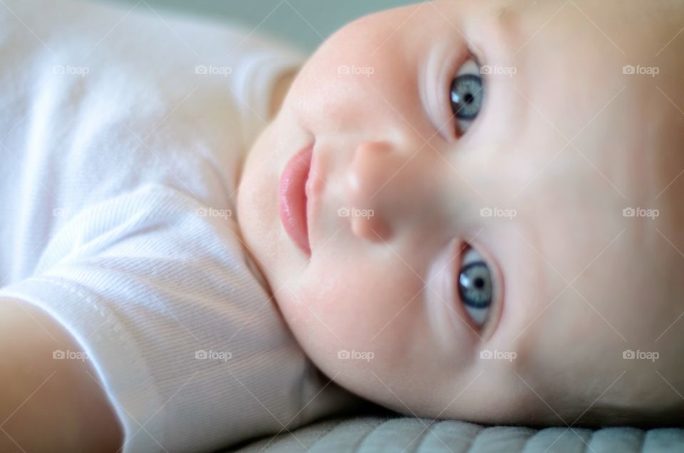 Close-up of a cute baby