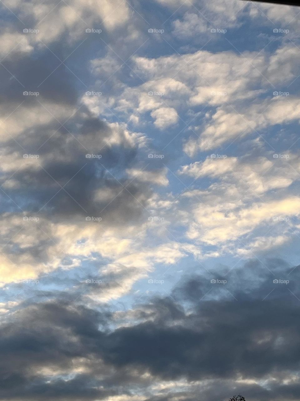 Cloud spectacle in the sky