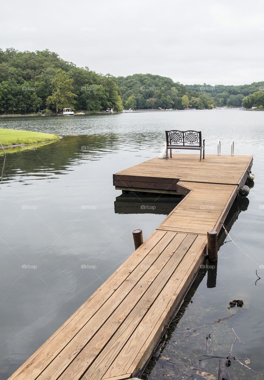 Dock on lake