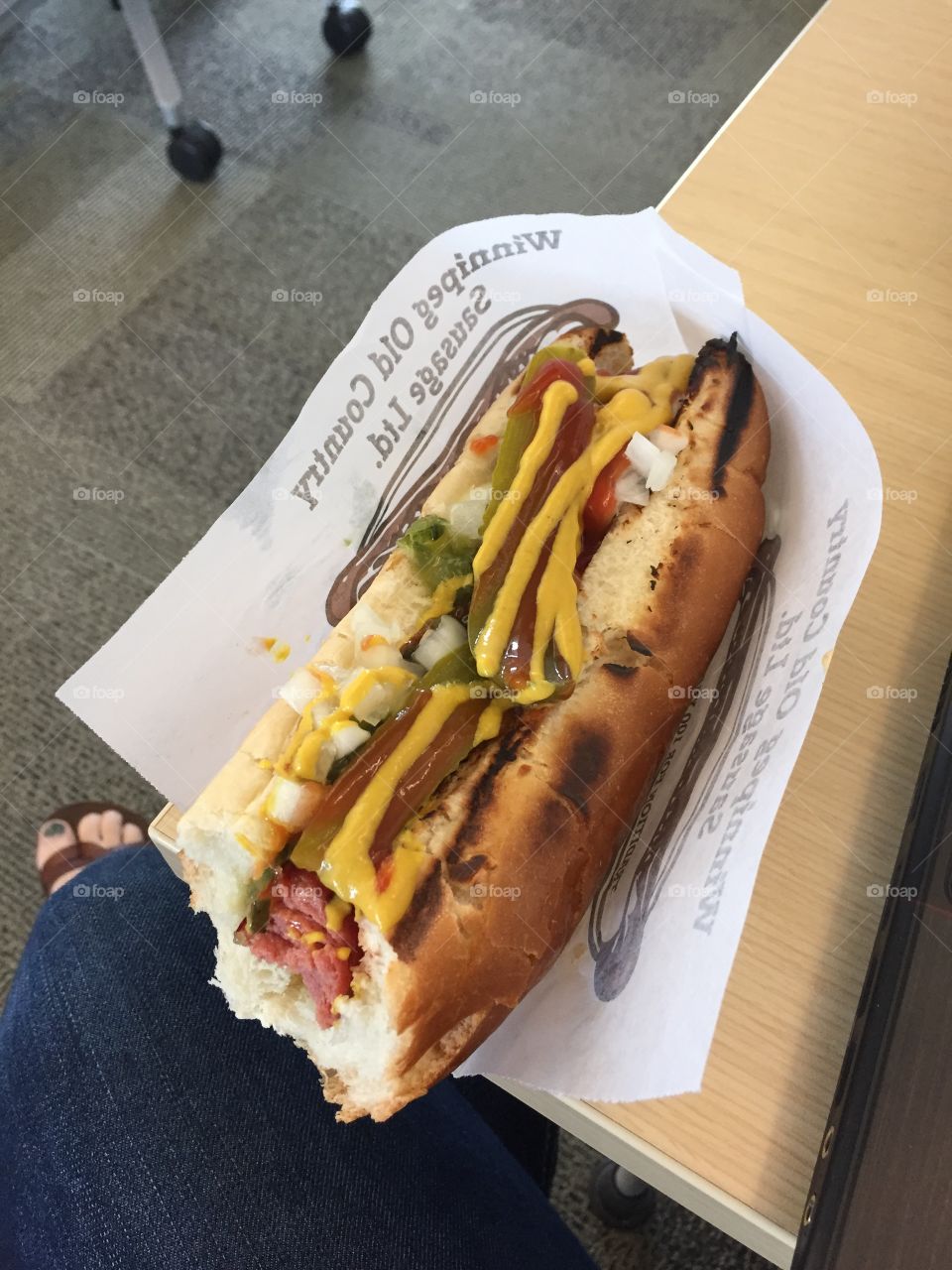 Hot dog lunch