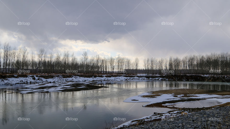 a winter river