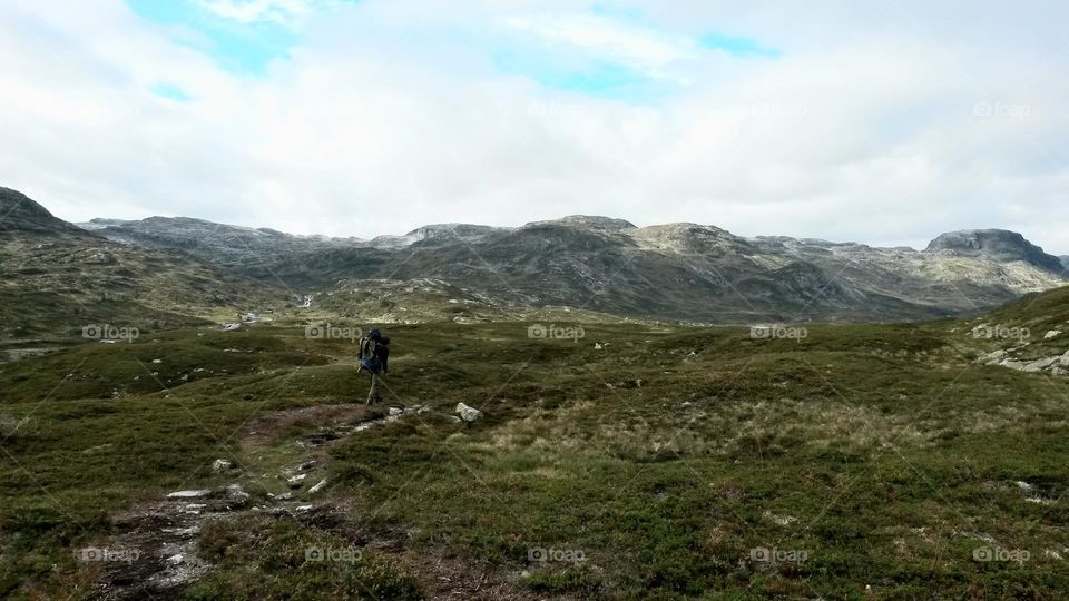 The rough nature in Norway