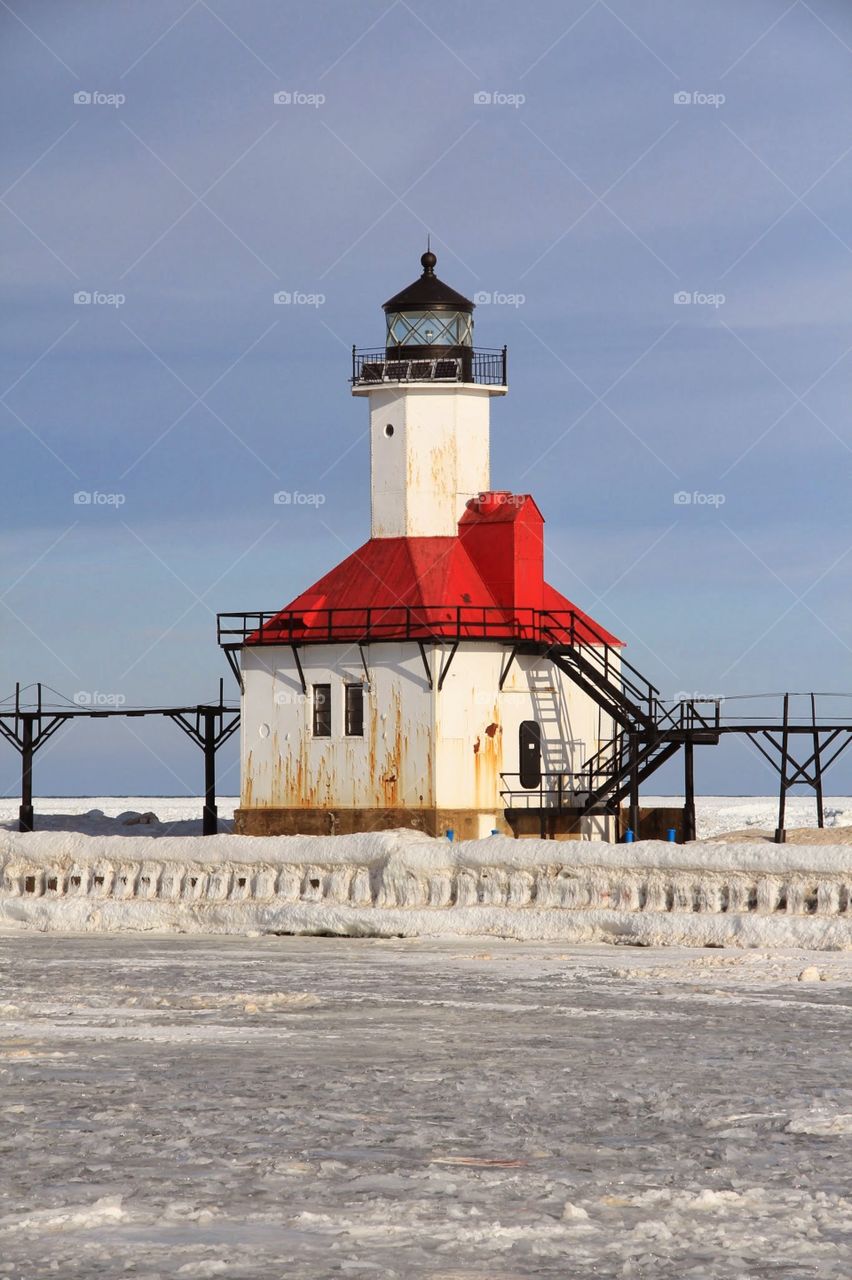 frozen lighthouse
