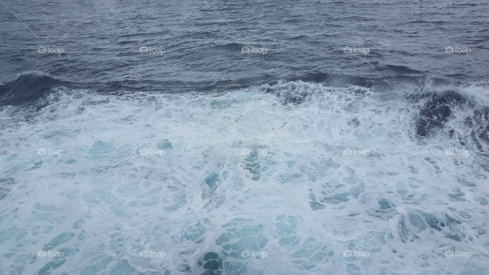 Blue Ocean. Another look from the ship window.