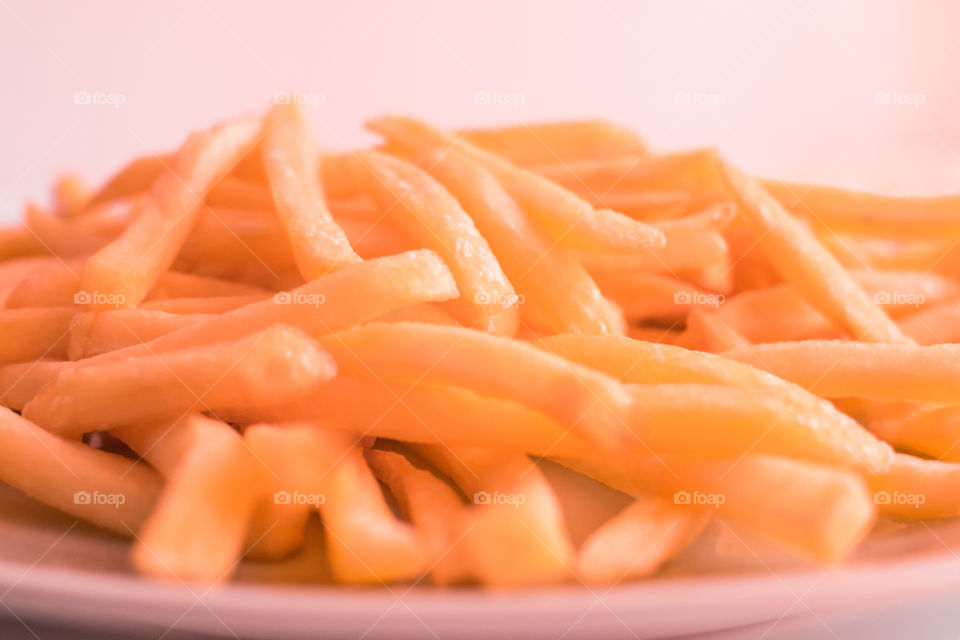 French Fries Potatoes Plate
