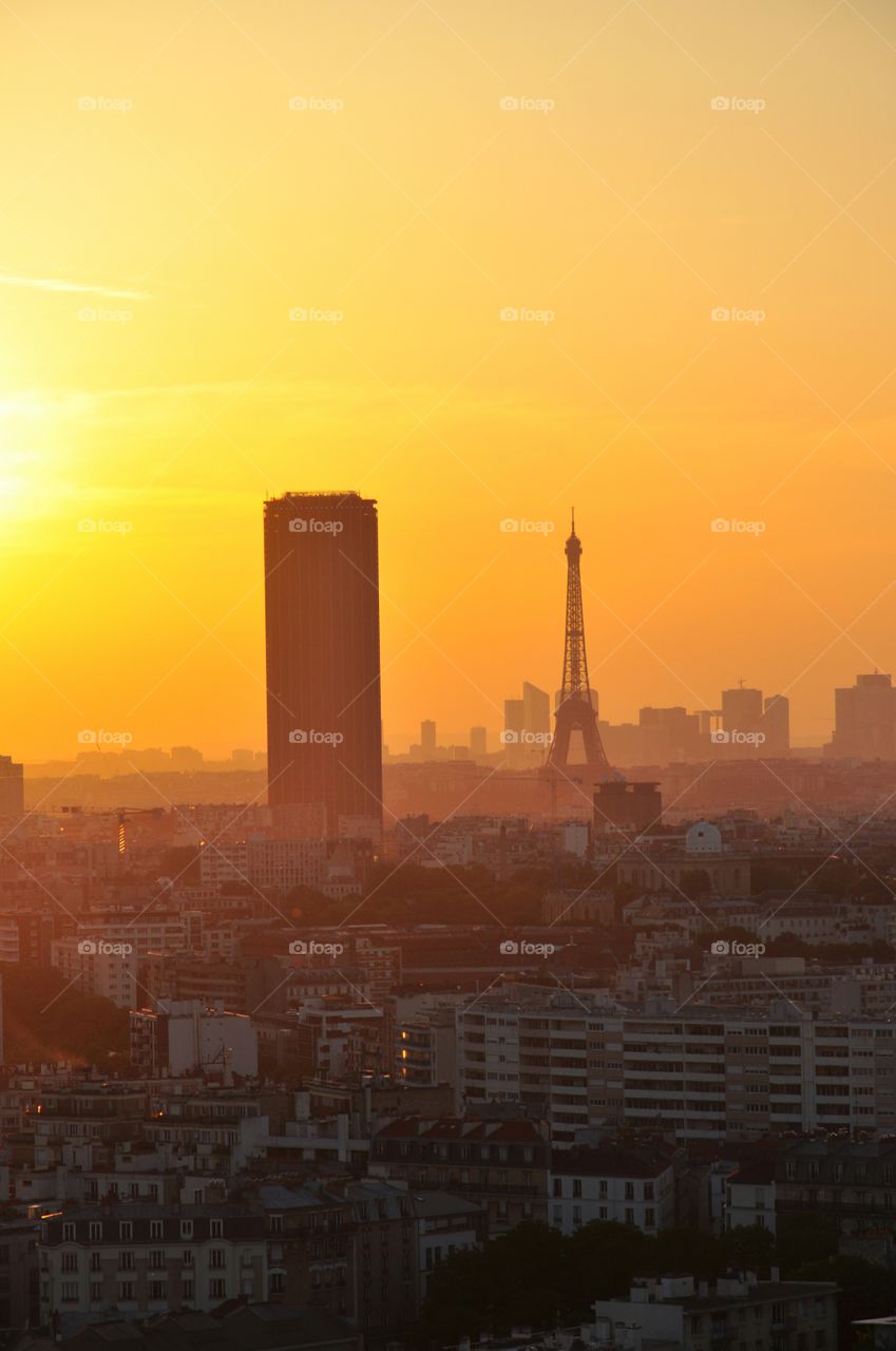 Paris sunset