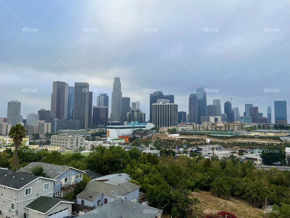 View of Downtown Los Angeles from Westlake