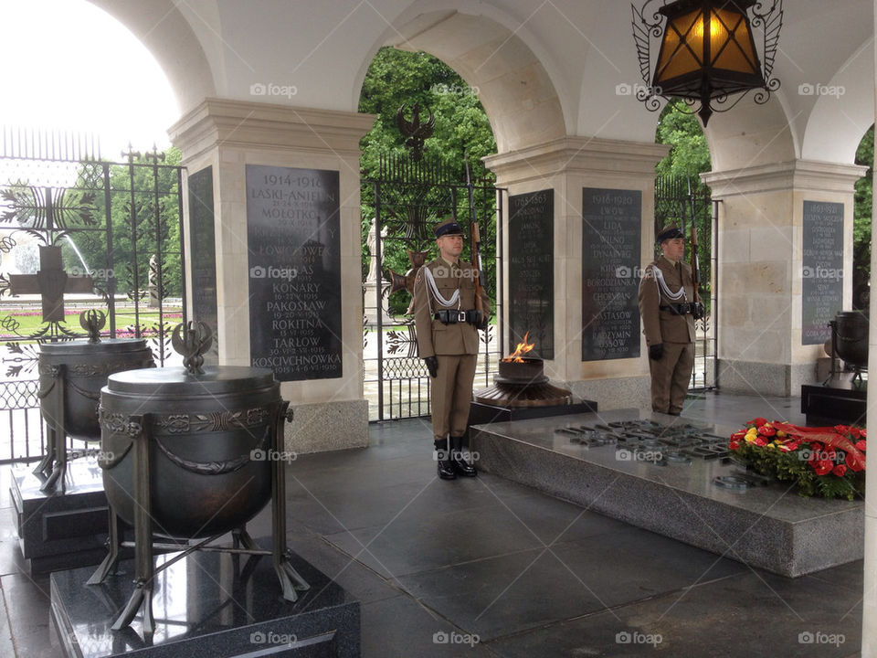 poland monument warsaw military by penguincody