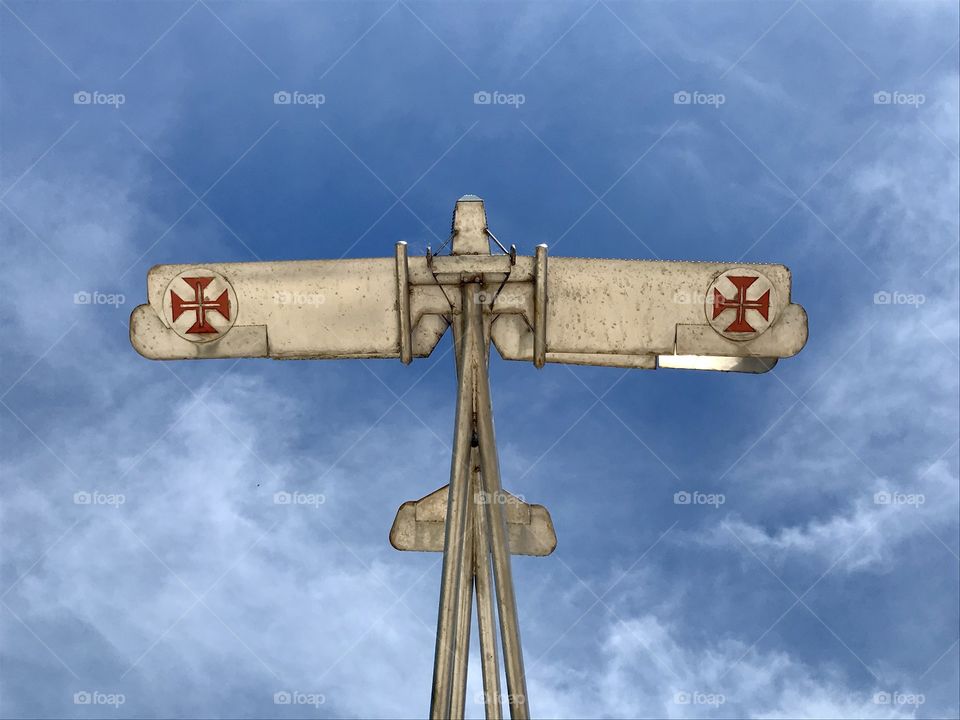 Metal Plane in the Sky 