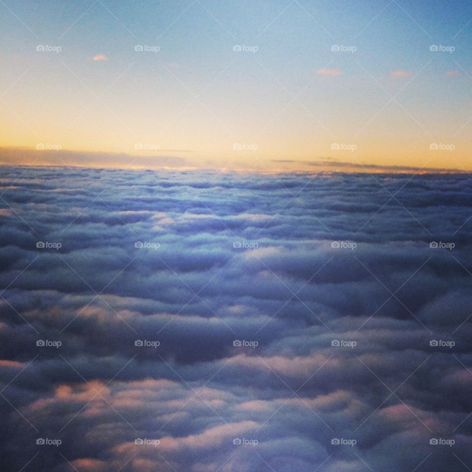 Above the clouds