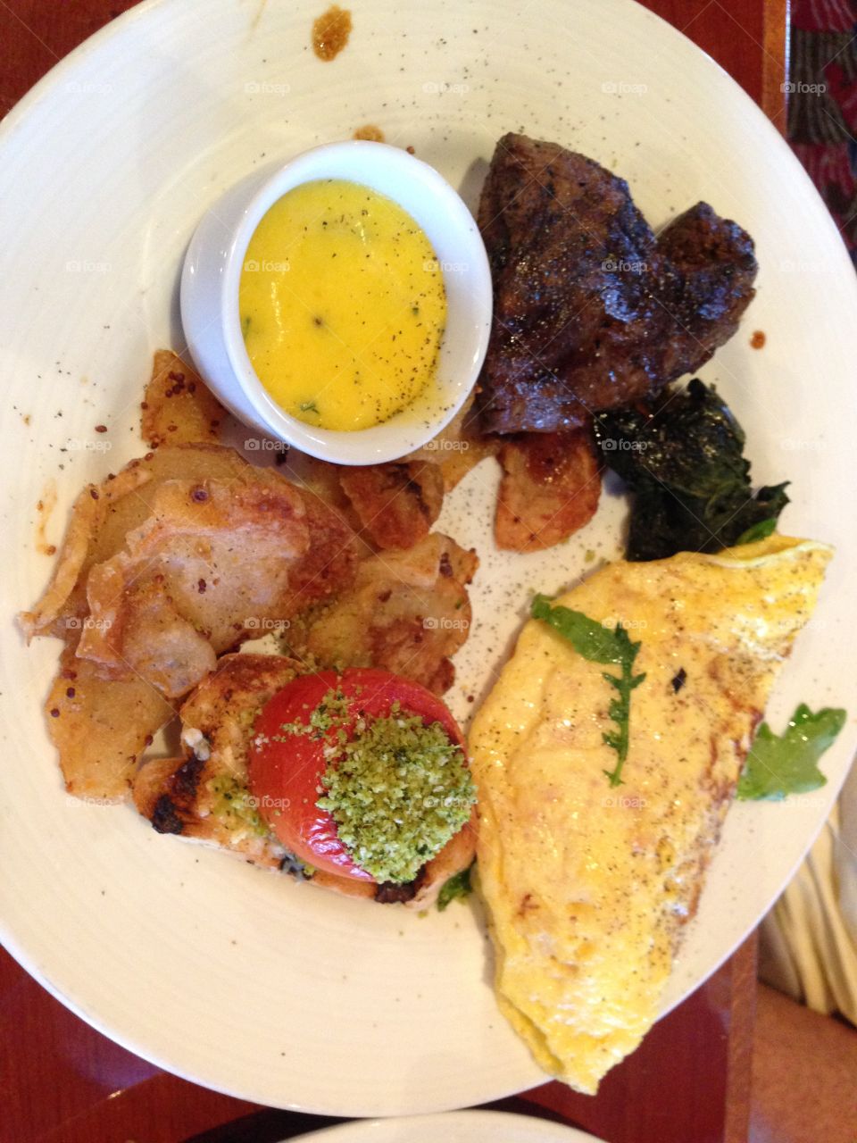 Brunch Steak and eggs