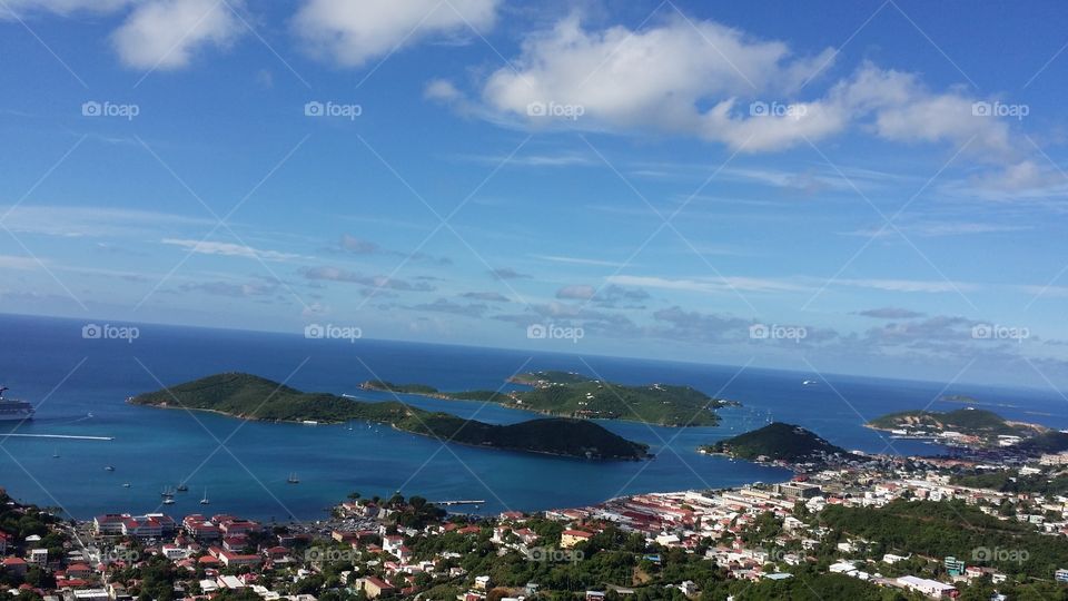 St. Thomas, a view from above