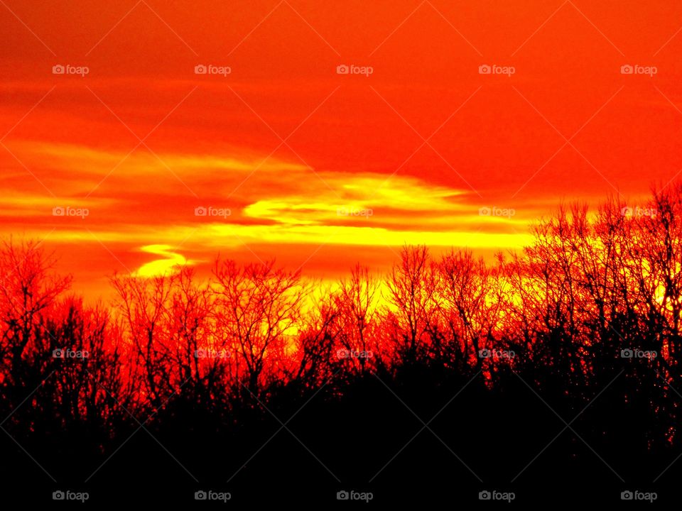 Beautiful sunset Sky 