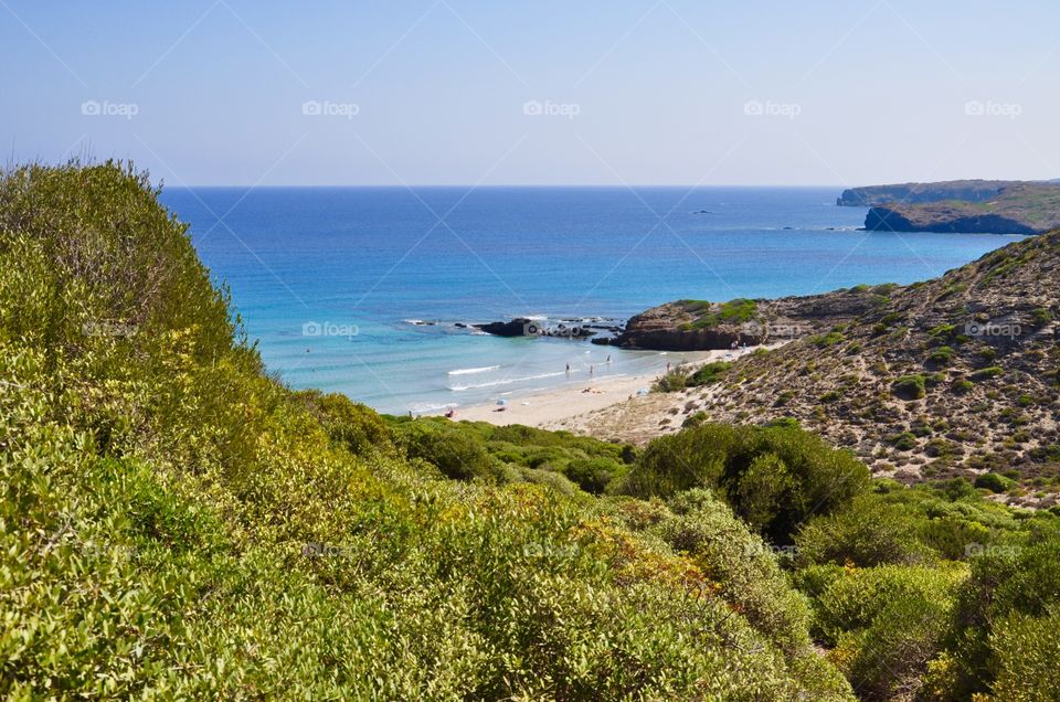 Menorca island view 