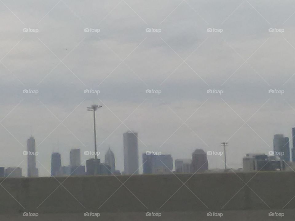 No Person, City, Smog, Skyline, Fog