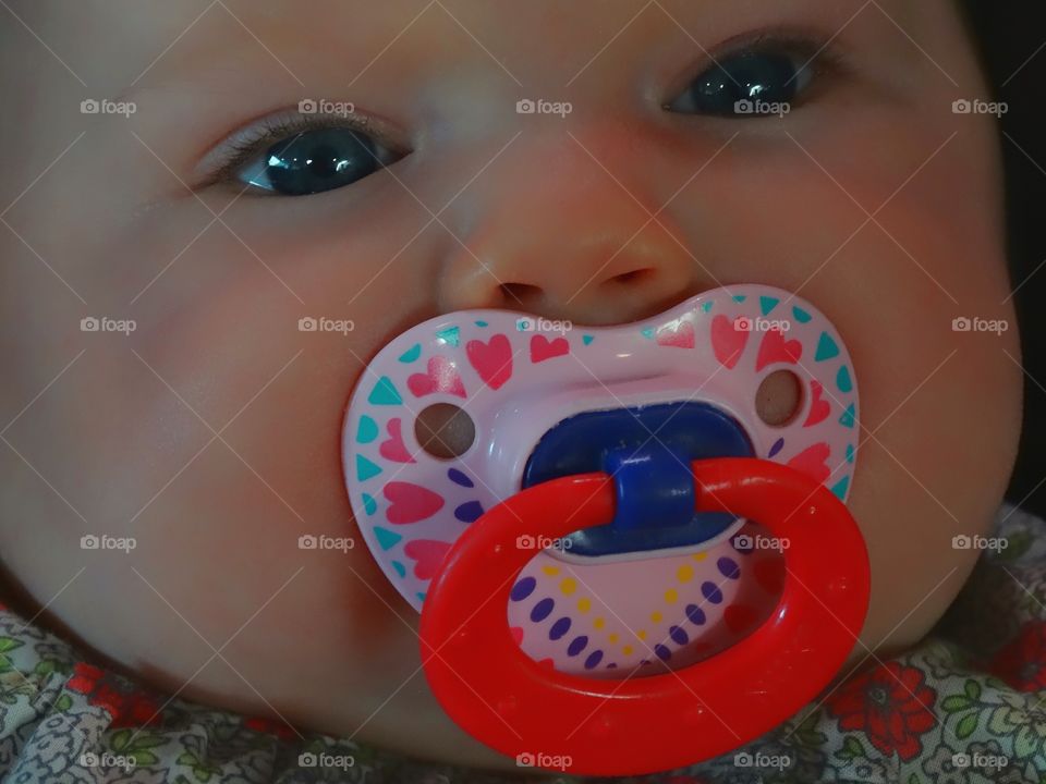 Newborn With Pacifier