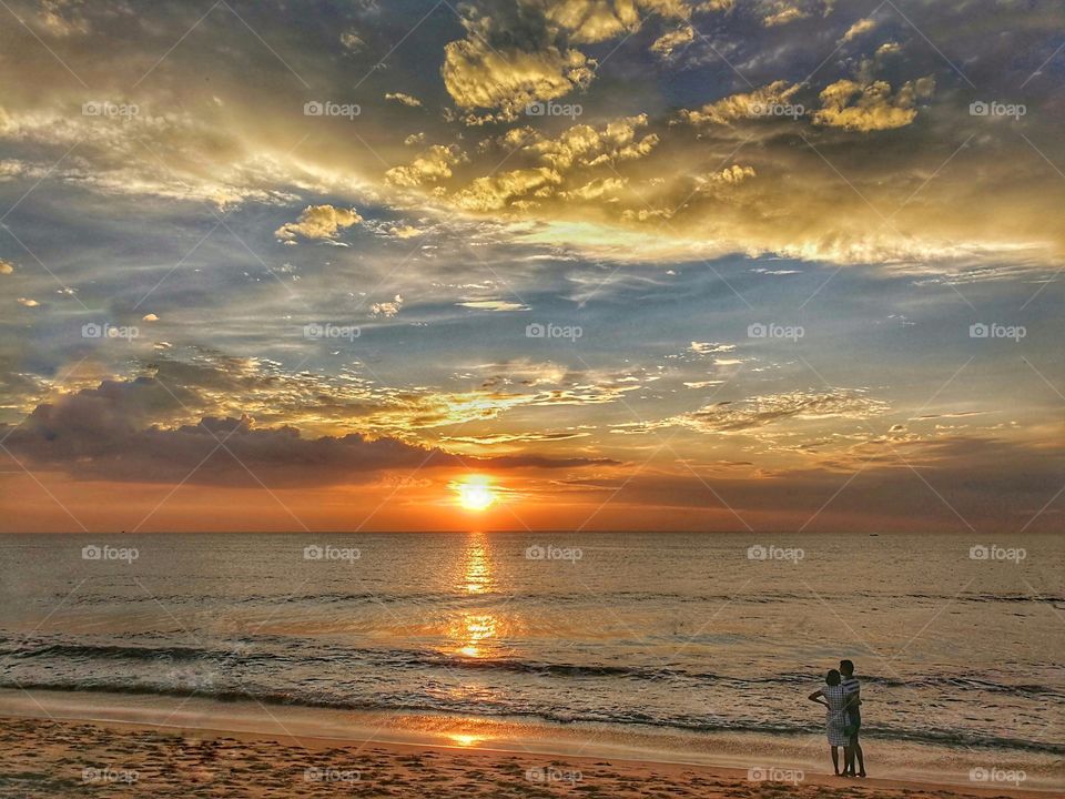 Negombo beach, srilanka