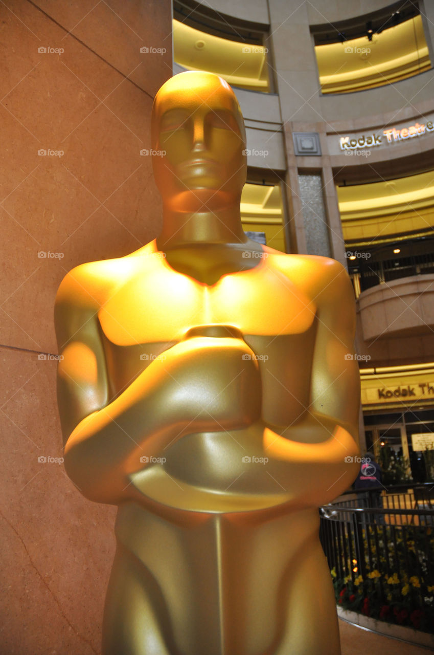 The most recognized trophy in the world the Oscar statue it has stood on mantels of the greatest film makers in history since 1929. Hollywood, California. 
