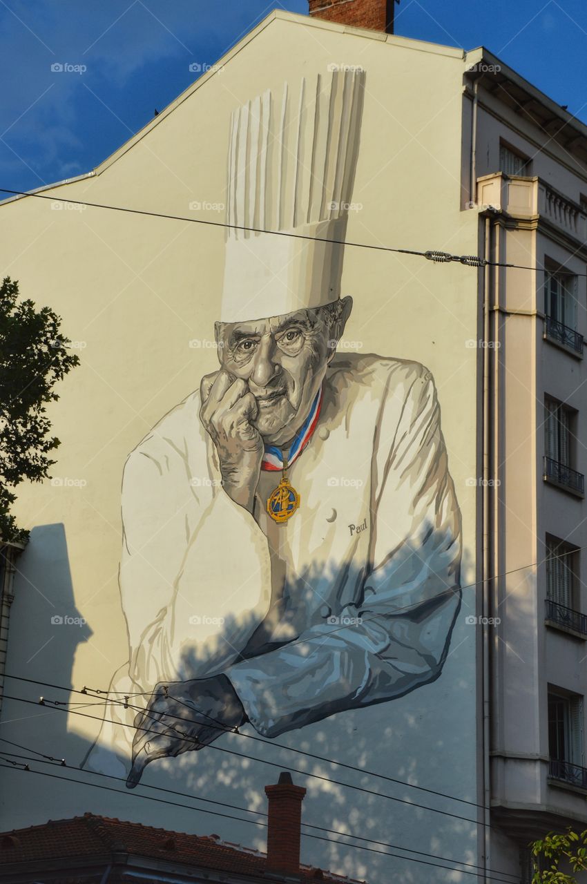 Street Art, Paul Bocuse (Lyon - France)