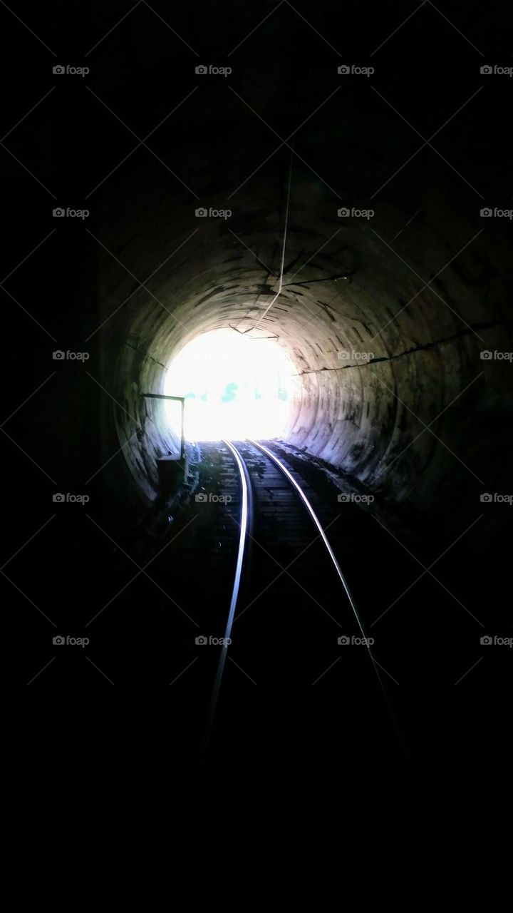 train tunnel in Romania