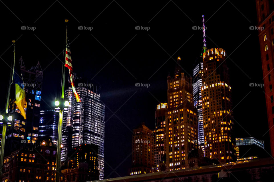 City Lights, Lower Manhattan 