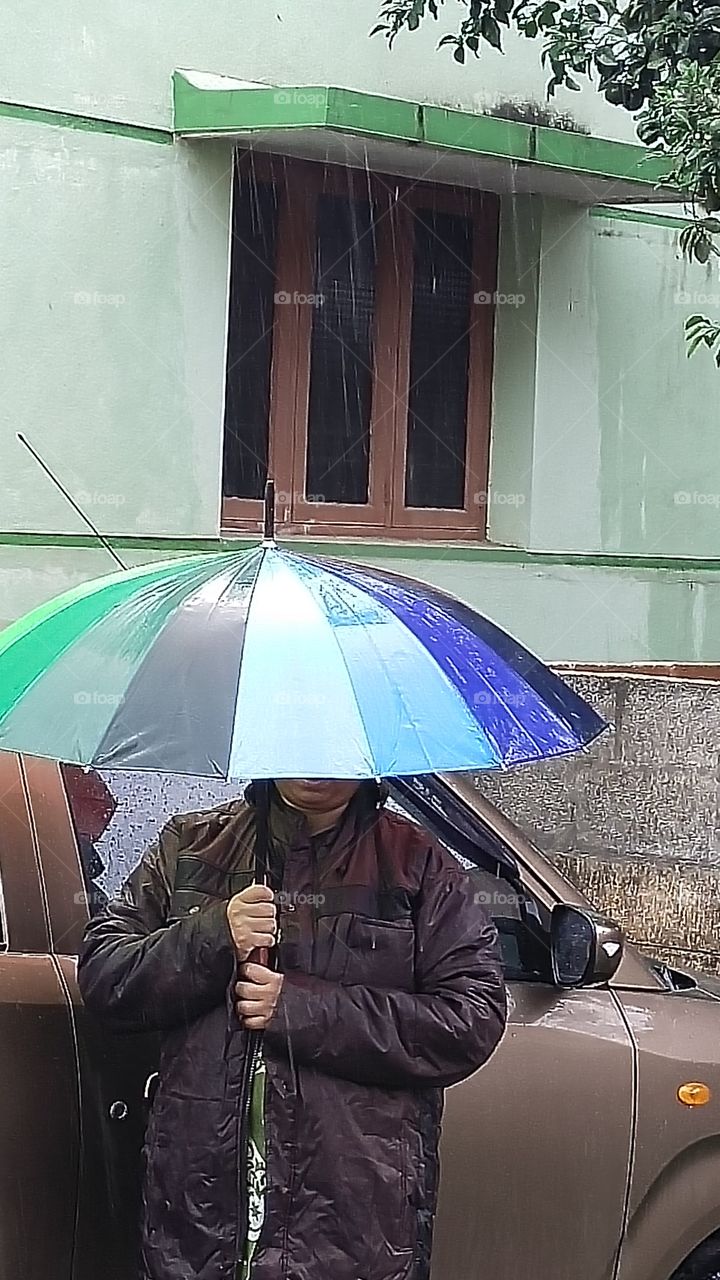 Ready to travel in rain