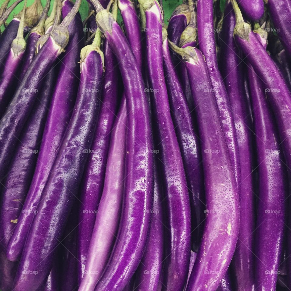 Health fresh aubergine