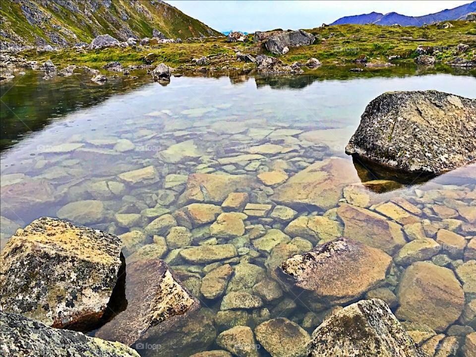 Tranquil Alpine Lake