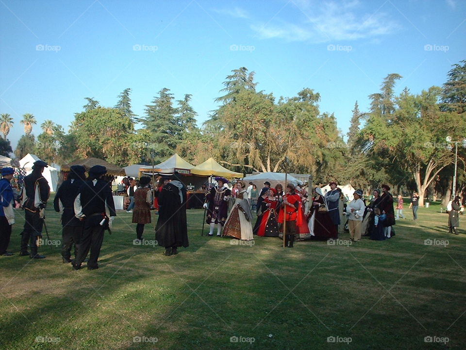 A royal sight for sore eyes at the Renaissance Faire.