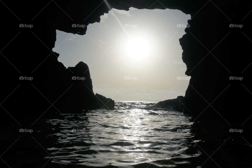 Window#nature#cave#sun#sea#water#hiddenplace#sky