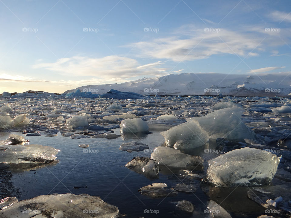 water ice lake bay by kshapley