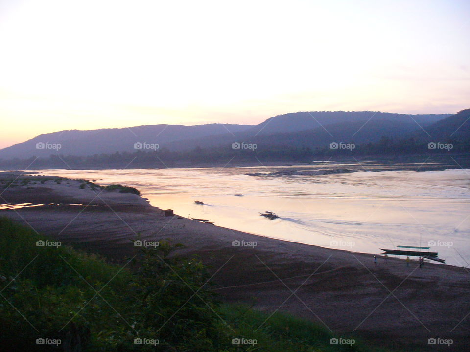 Landscape, Water, Lake, Mountain, Sea