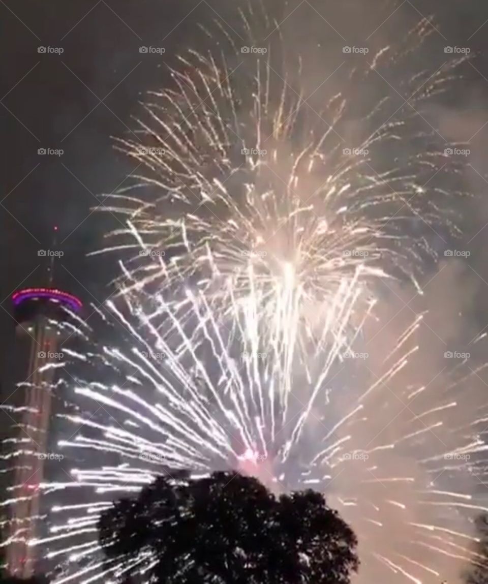 San Antonio fireworks 