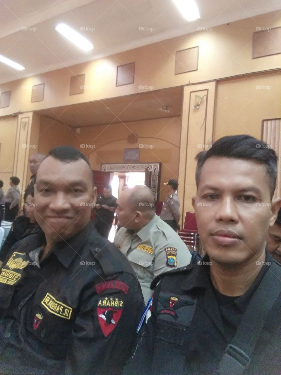 Indonesia police family