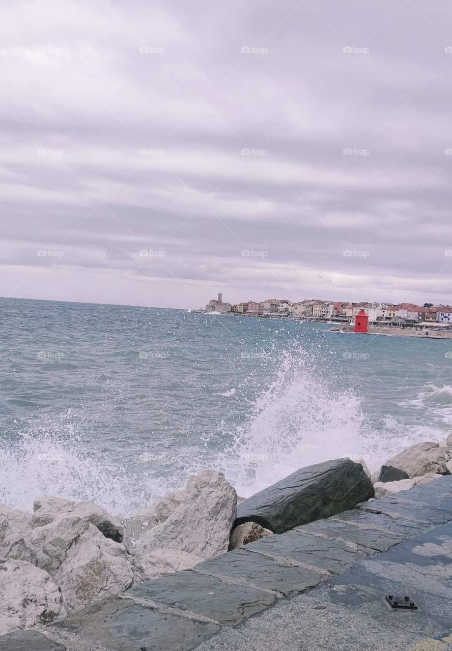 winter day in Piran