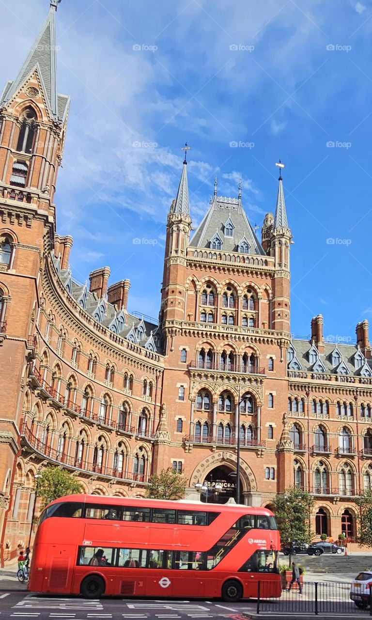double decker in St pancras