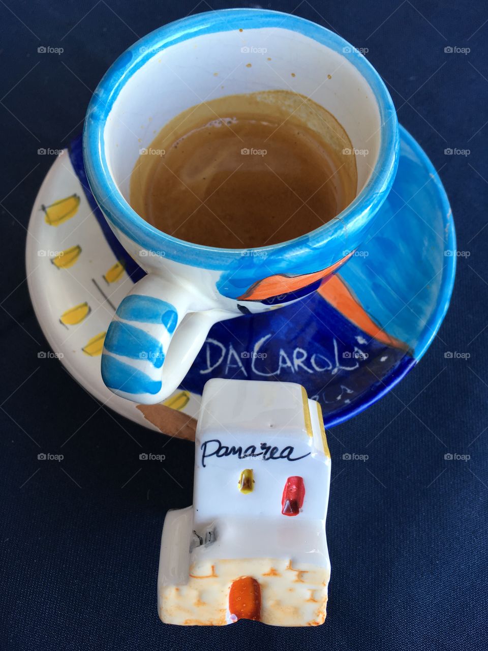 Coffe time at Panarea, Aeolian islands, Sicily, Italy