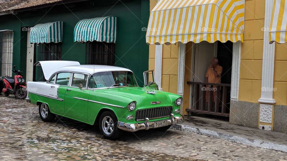 Classic Car in Trinidad, Cuba