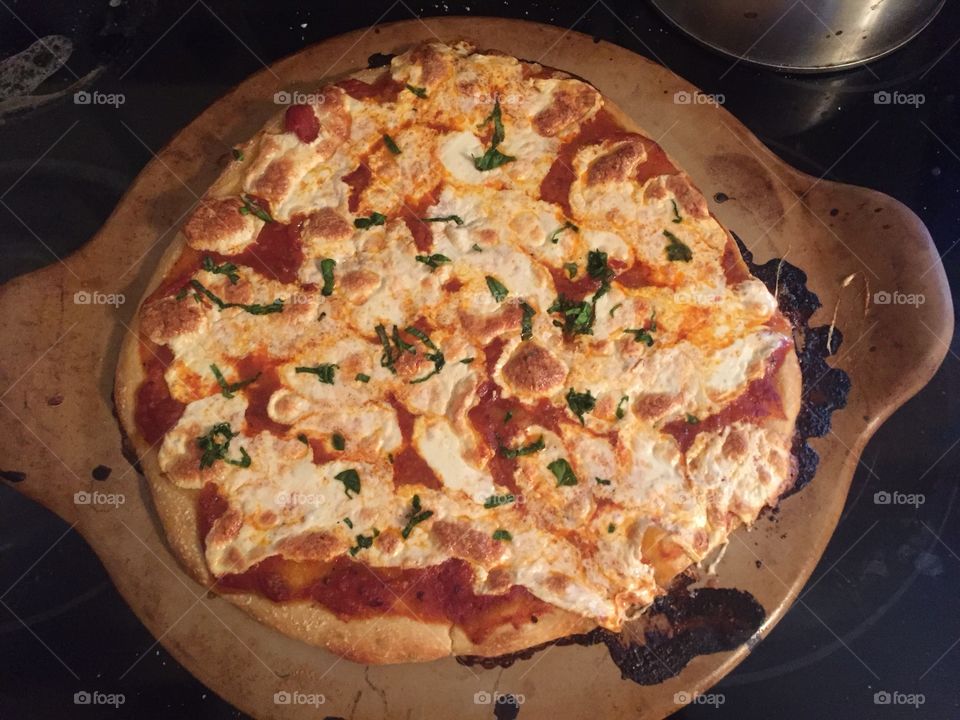 Homemade pizza