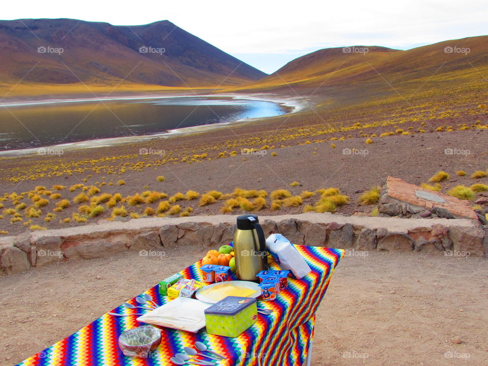 Breakfast in Atacama