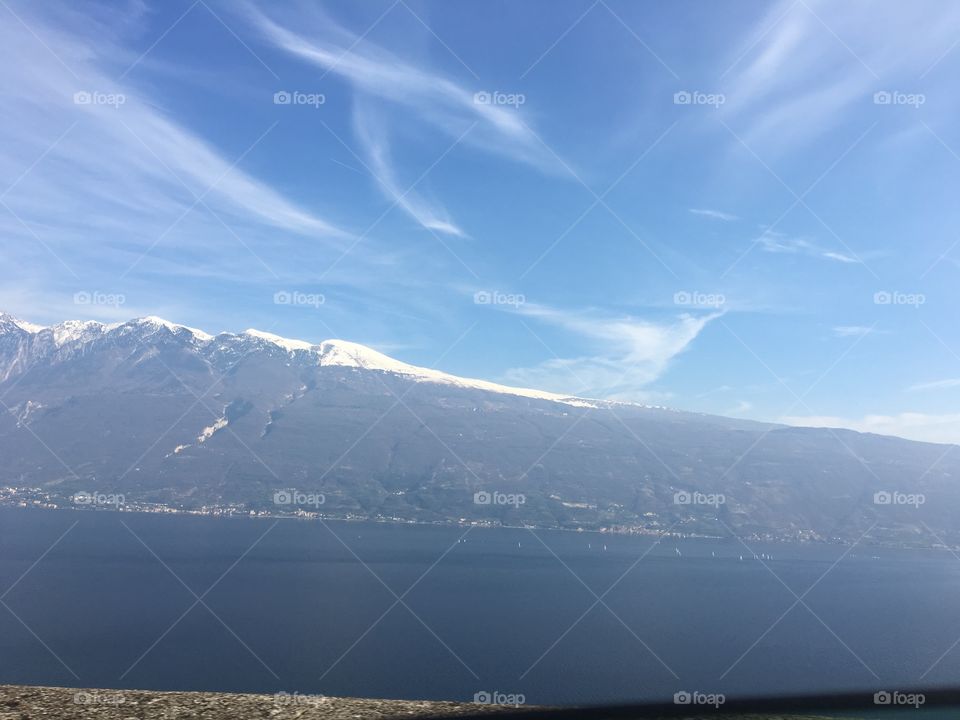 Landscape, Water, Snow, Mountain, Sky