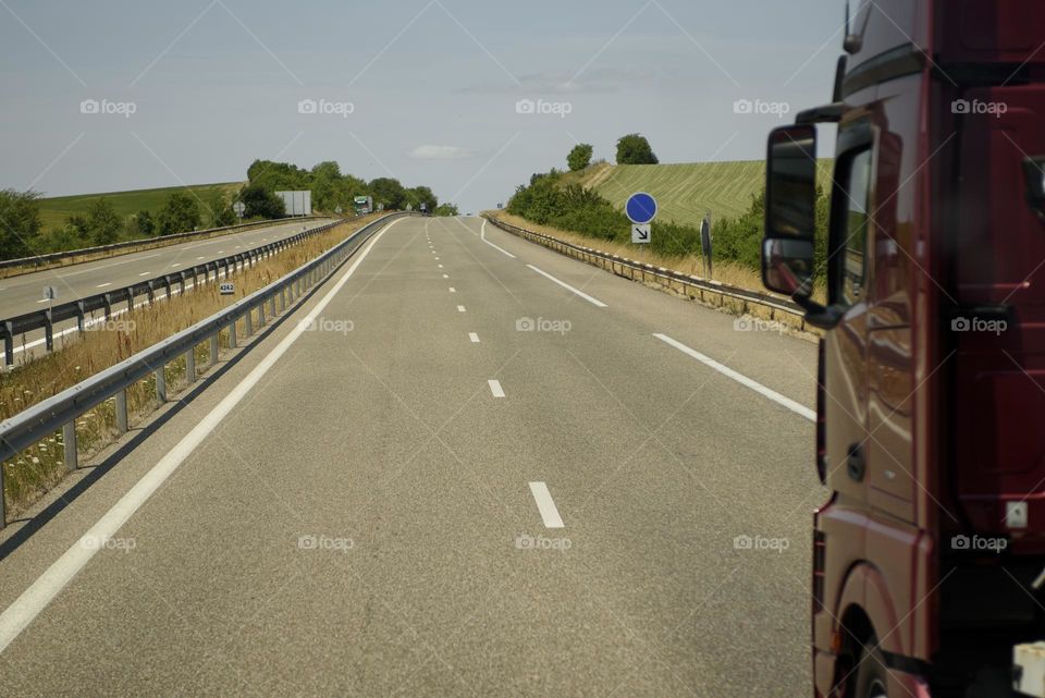 French roads.  Traveling France by car