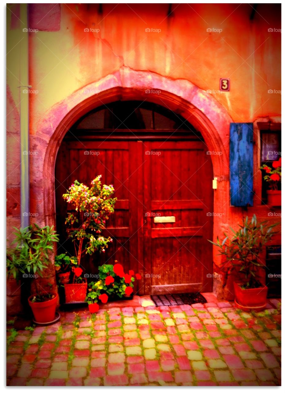 A door in France