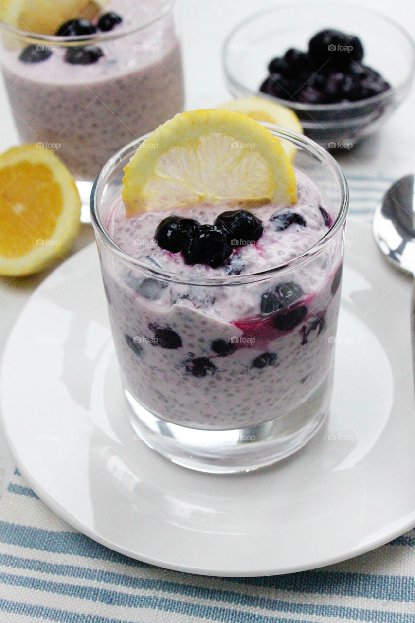 Blueberry Chia Pudding