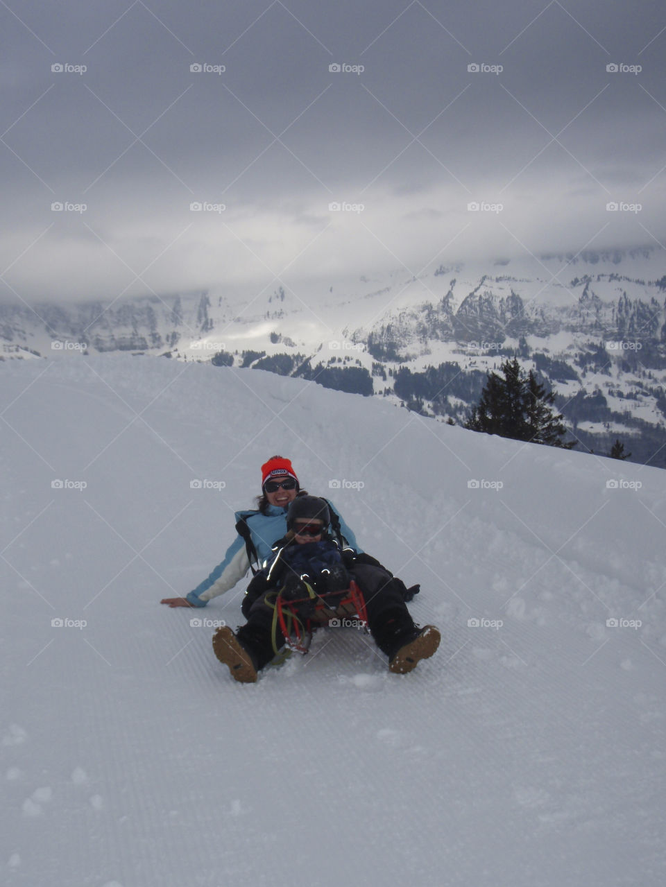 On the sled